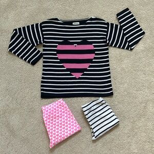 Crewcuts girl 🩷 sweater and leggings bundle